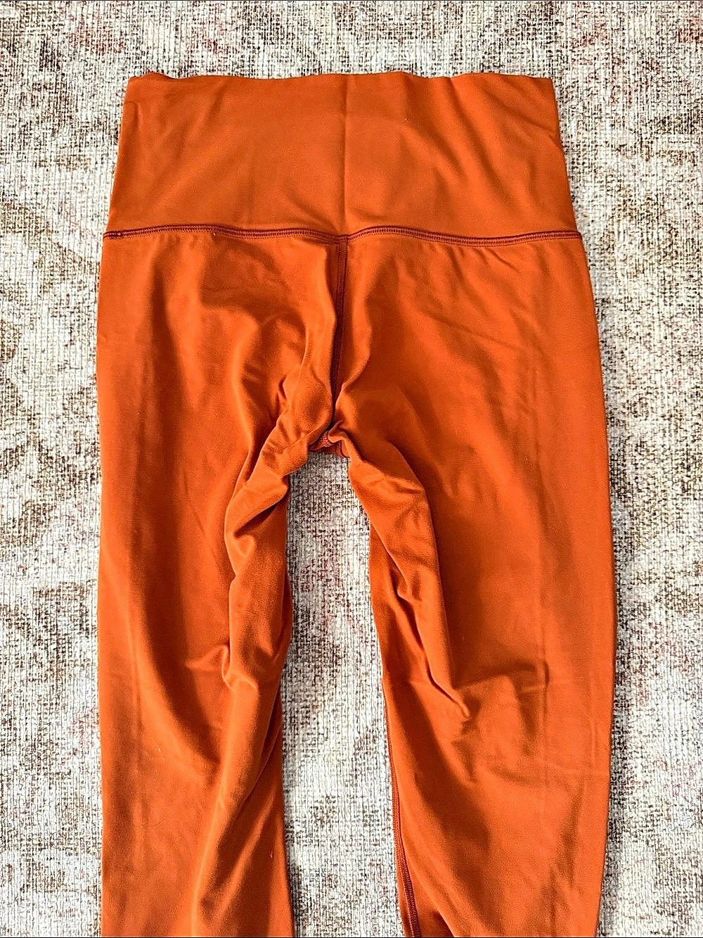 LEFT ON FRIDAY Women's Athletic Leggings in Orange Like New S